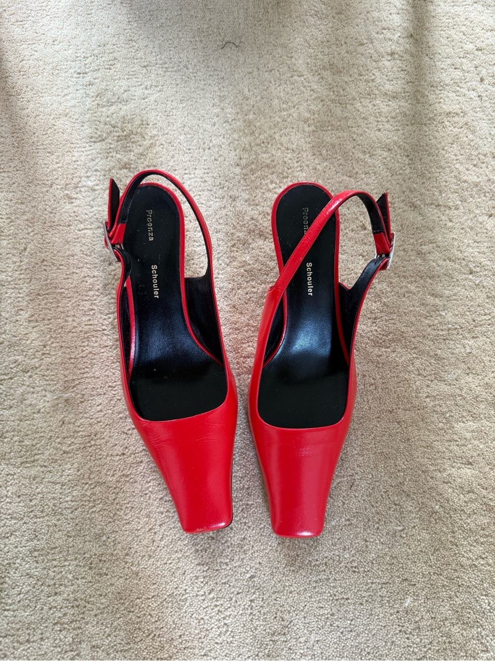 Proenza Schouler Red Sling-backs